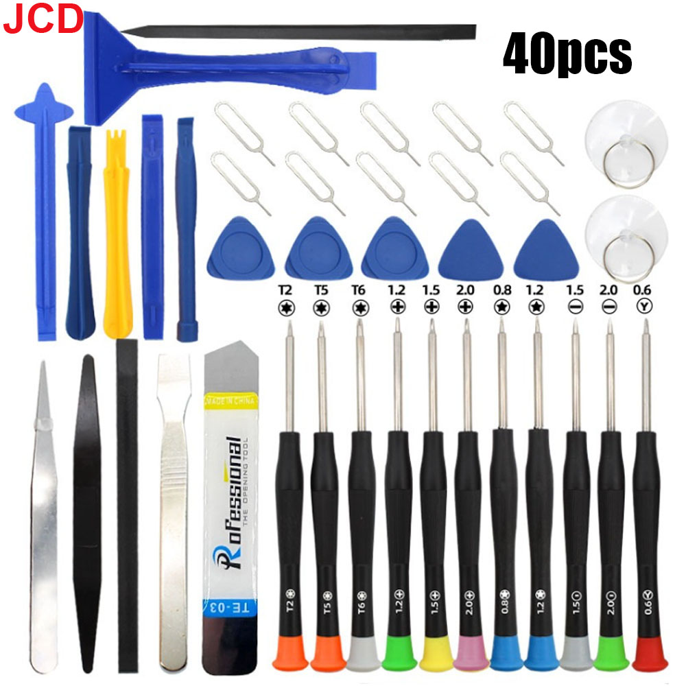 Electronics Repair Equipment - 40 in 1 携帯電話修理ツール分解修理セット iPhone ドライバーコンビネーションスキッド多機能分解キット
