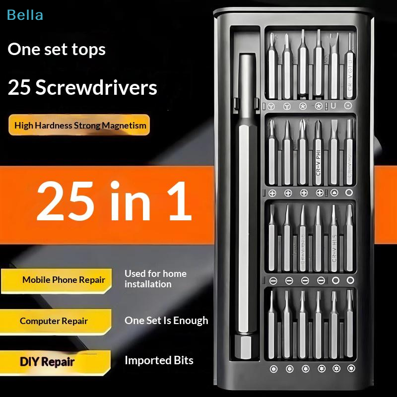 Electronics Repair Tool - ♩ 25-in-1ミニドライバーセット、マイナスドライバーとプラスドライバー、電子機器、精密修理ツールに最適