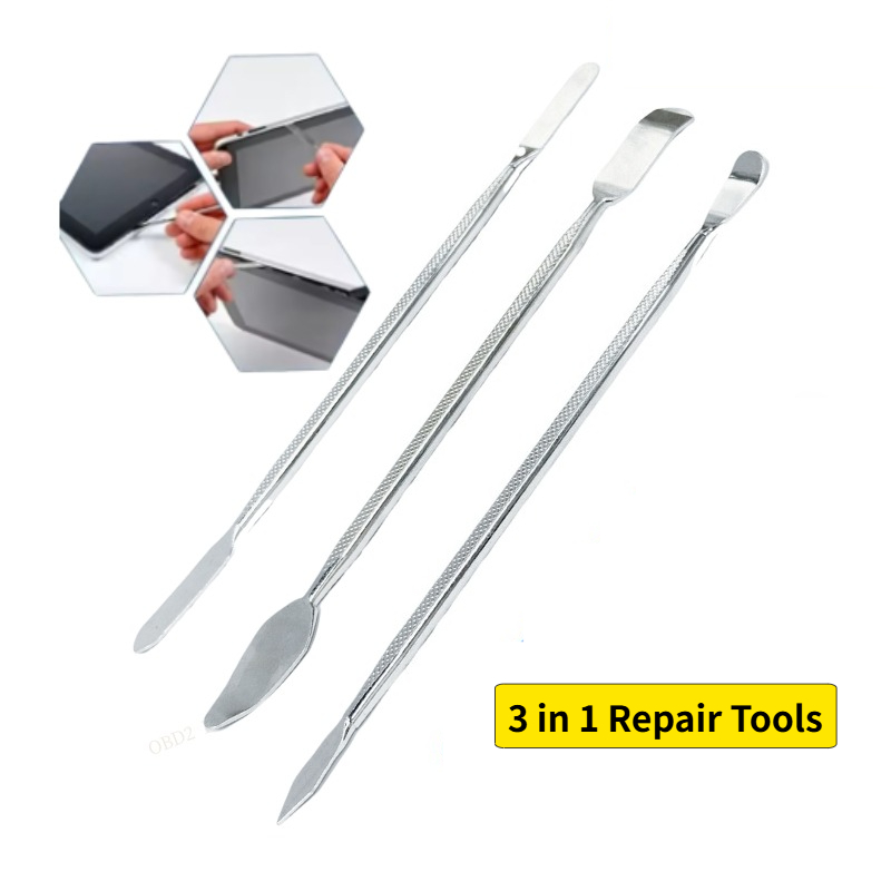 Electronics Repair Equipment - 3 で 1 修復ツールセットオープニングこじ開けハンドツールキットブレード iPhone スマートフォンタブレット