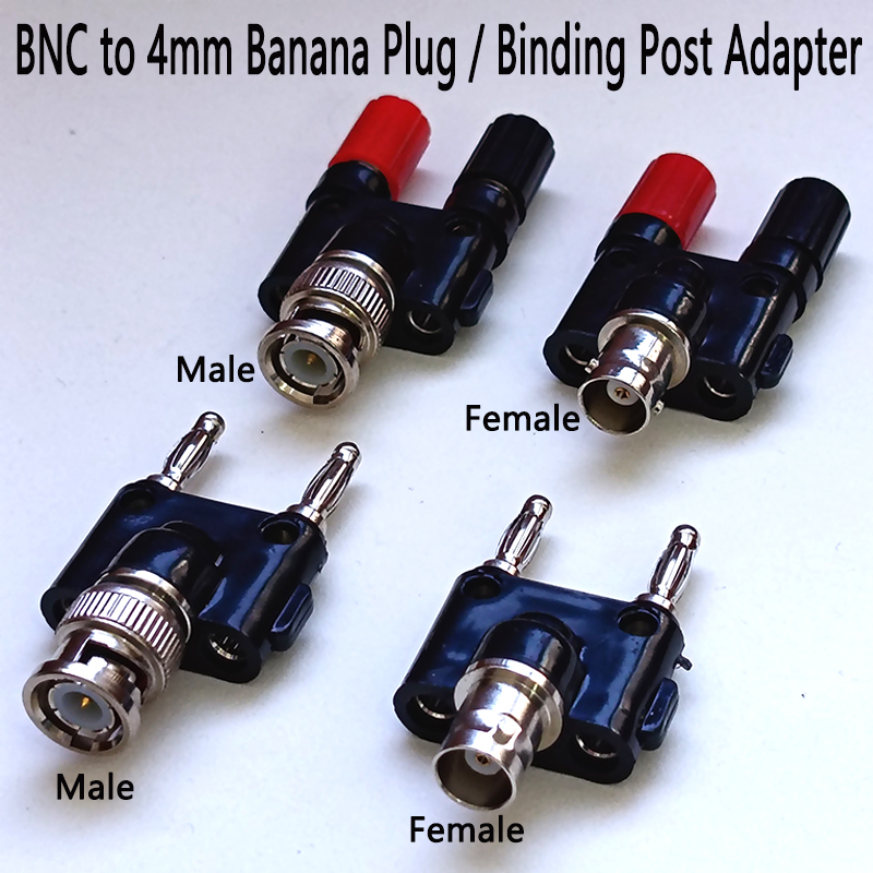 Electronics Repair Equipment - 1PC BNC オス/メス - 4mm デュアルポジションバナナプラグ/バインディングポストアダプター、オシロスコープマルチメーター用