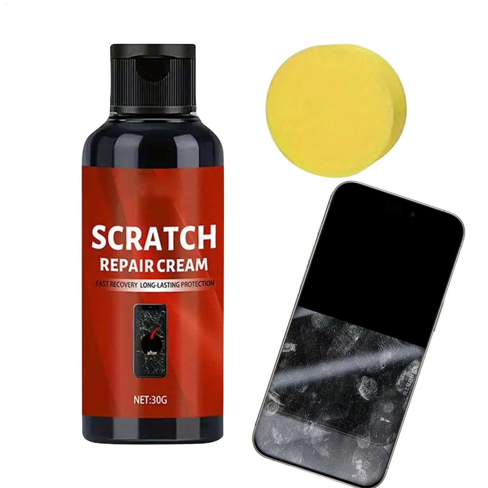 Electronics Repair Parts - 30g ガラス傷消しクリーム クイックフィックス ポリッシュキット 電話画面 ノートパソコン