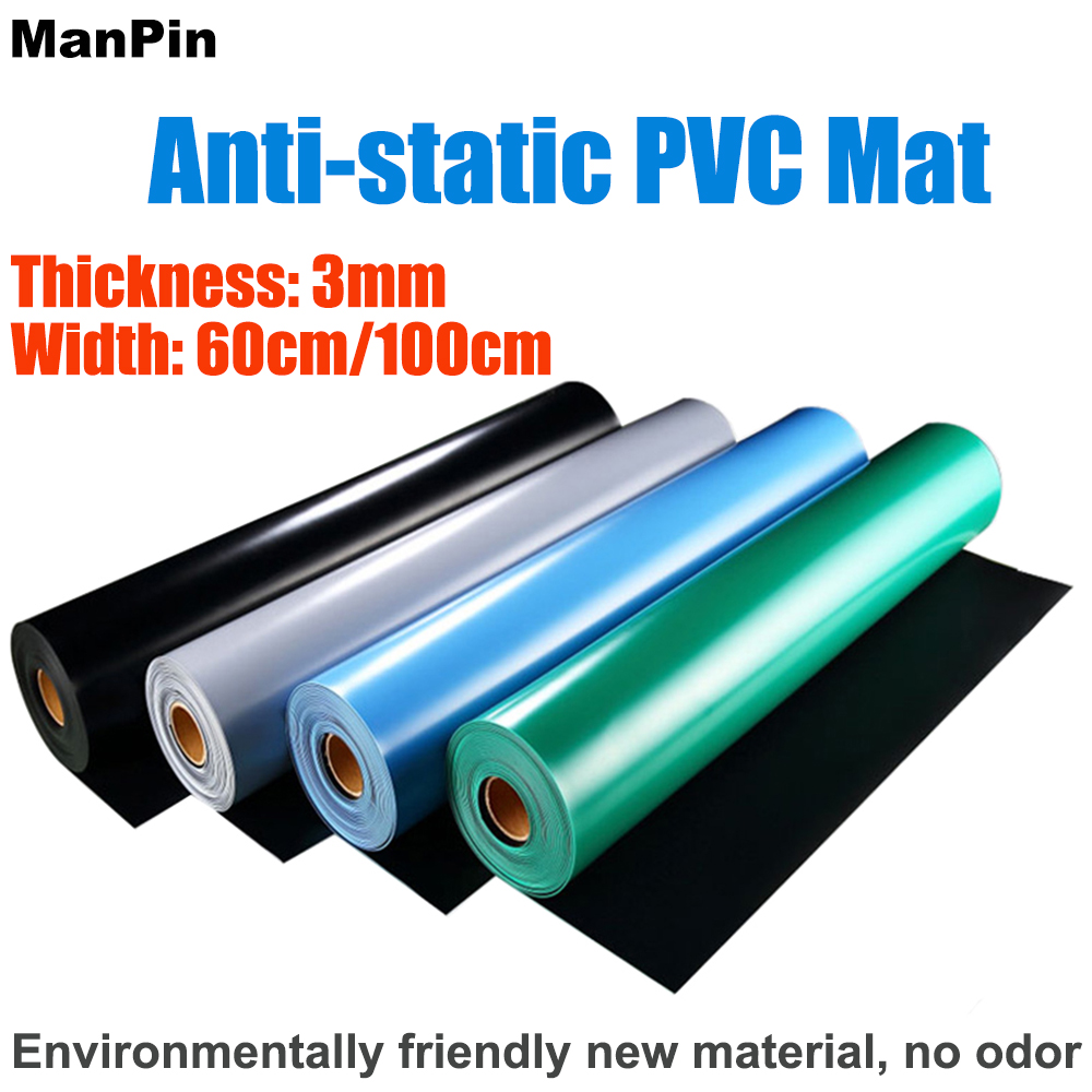 Electronics Repair Tool - 3mmテーブルワークマット 帯電防止ESD PVCゴムパッド 電子機器/携帯電話スクリーン/メインボード修理店/工場用ツール 高品質