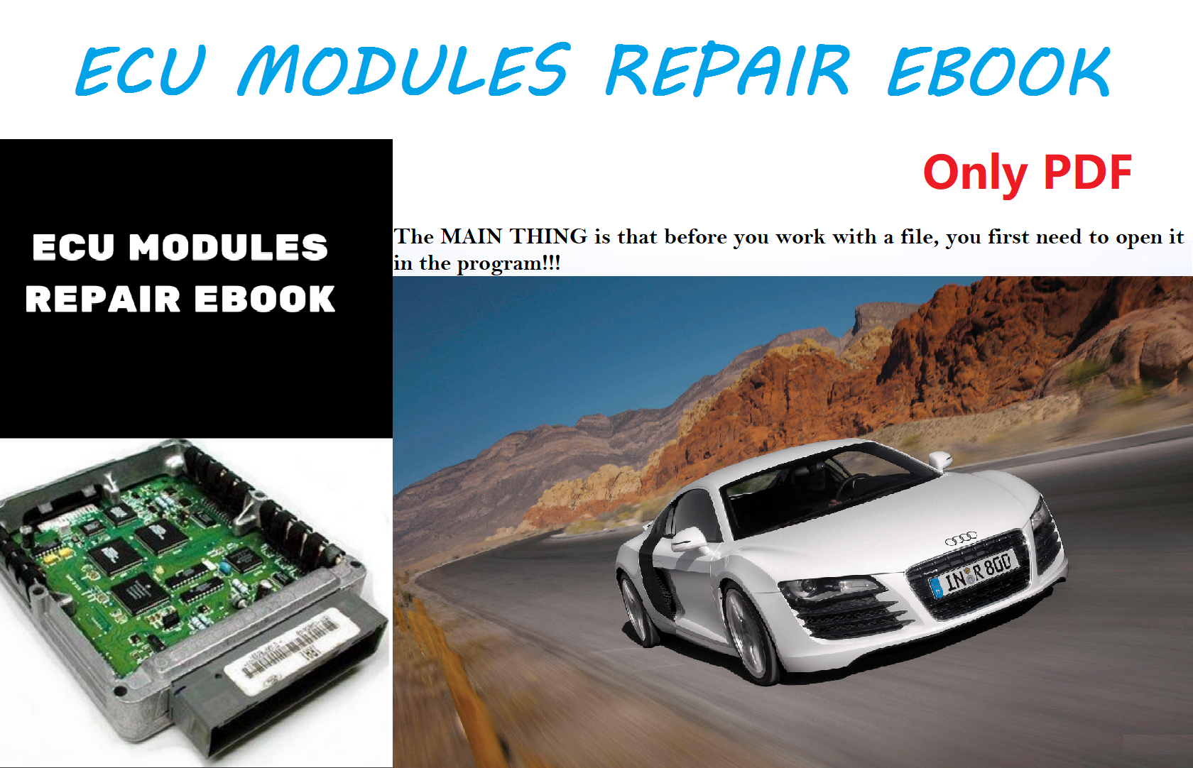 Electronics Repair Guide - ECUモジュール修理電子書籍 - 電子制御ユニットの修理に関する総合ガイド