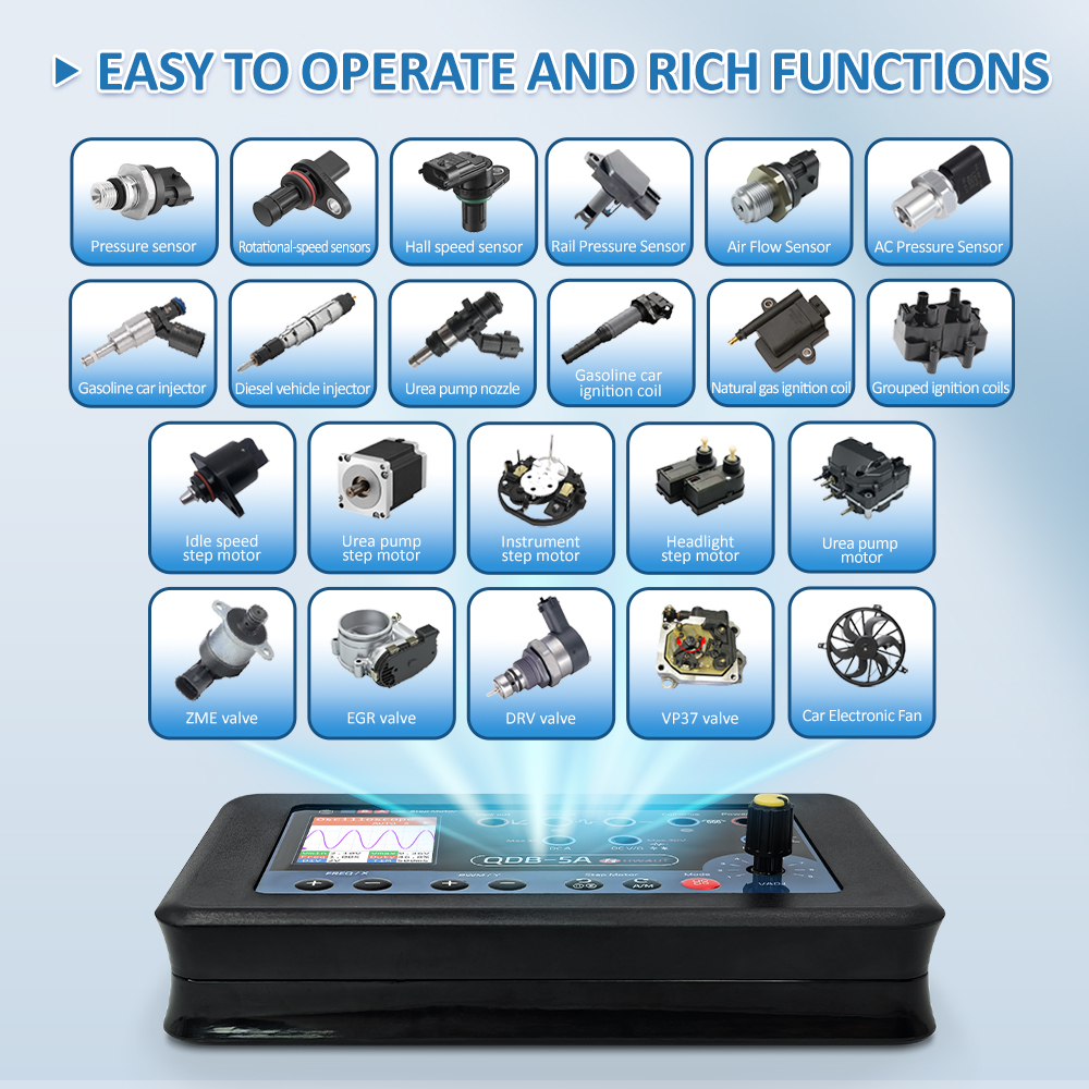 Electronics Repair Equipment - QDB4A QDB-5A 車載センサーテスター オシロスコープ PWMドライブ マルチメーター