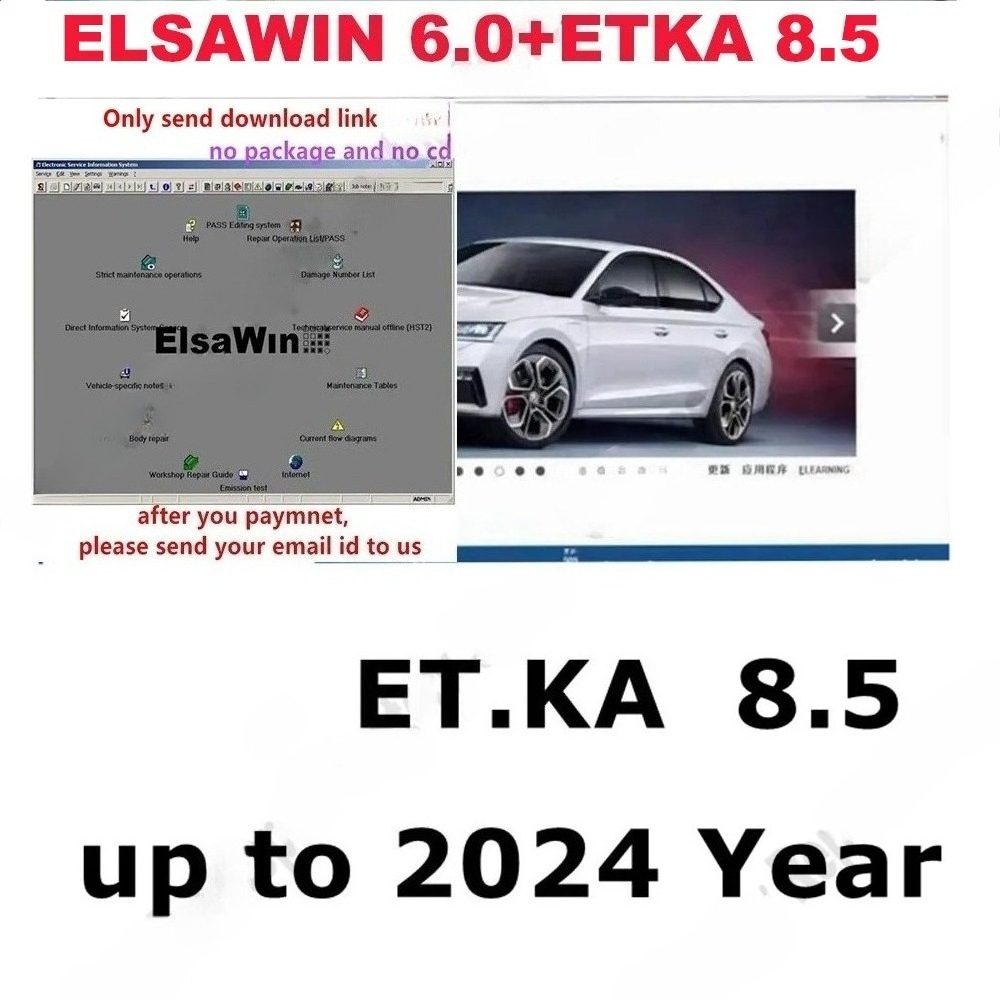 Electronics Repair Parts - 最新の自動車修理ソフトウェア Elsawin 6.0 & Etka 8.5