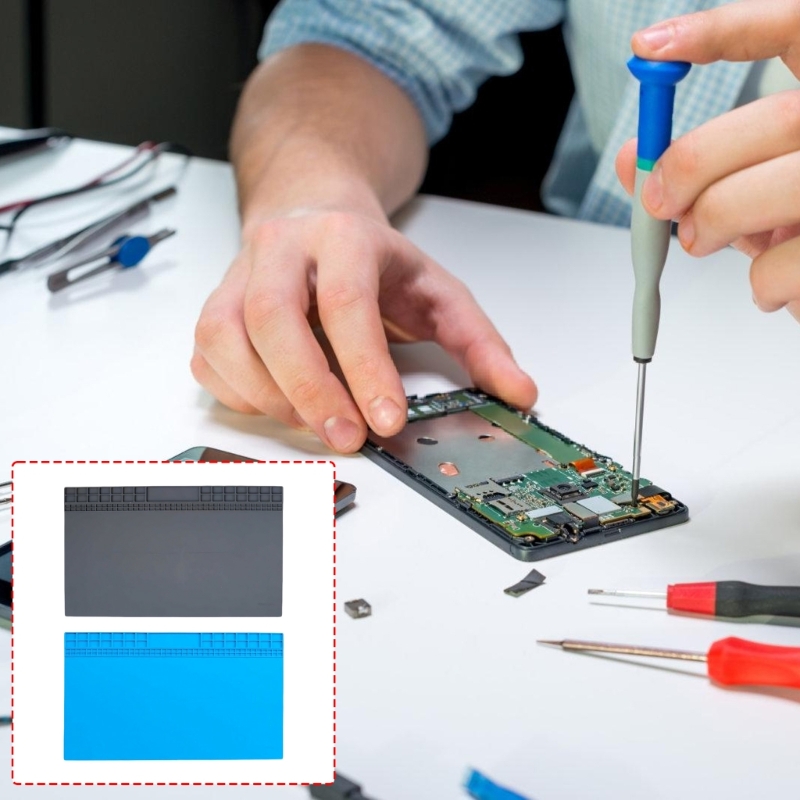 電子修理パッド シリコン作業パッド 60 x 35 はんだ付 - Electronics Repair Guide のレビューと価格