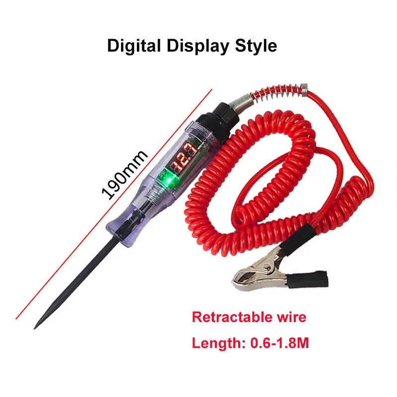 車トラック電圧回路テスター 6V 12V 24V 自動車診断 - Electronics Repair Tool のレビューと価格