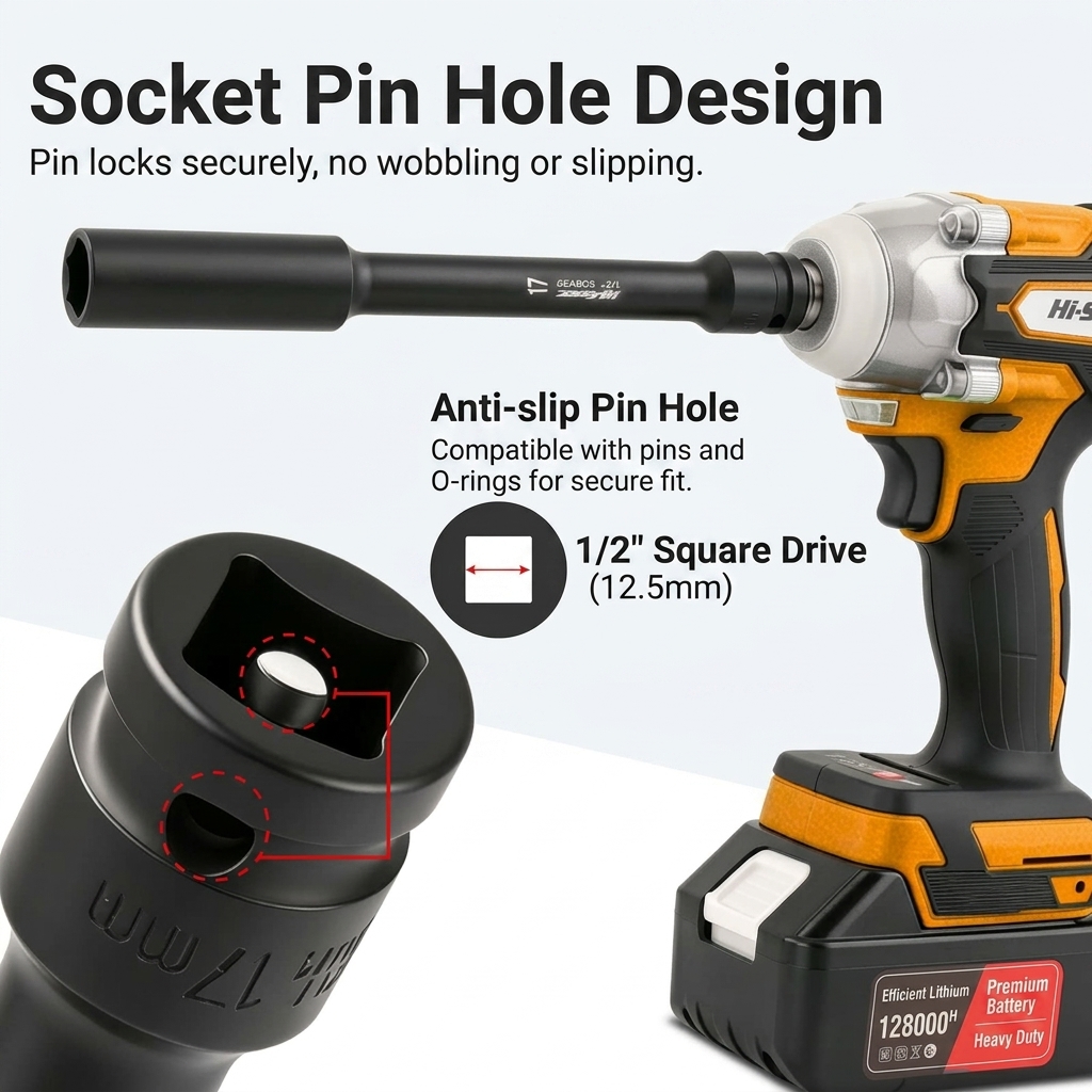 1/2インチドライブ超ロングインパクトソケット200mm C - Electronics Repair Equipment のレビューと価格