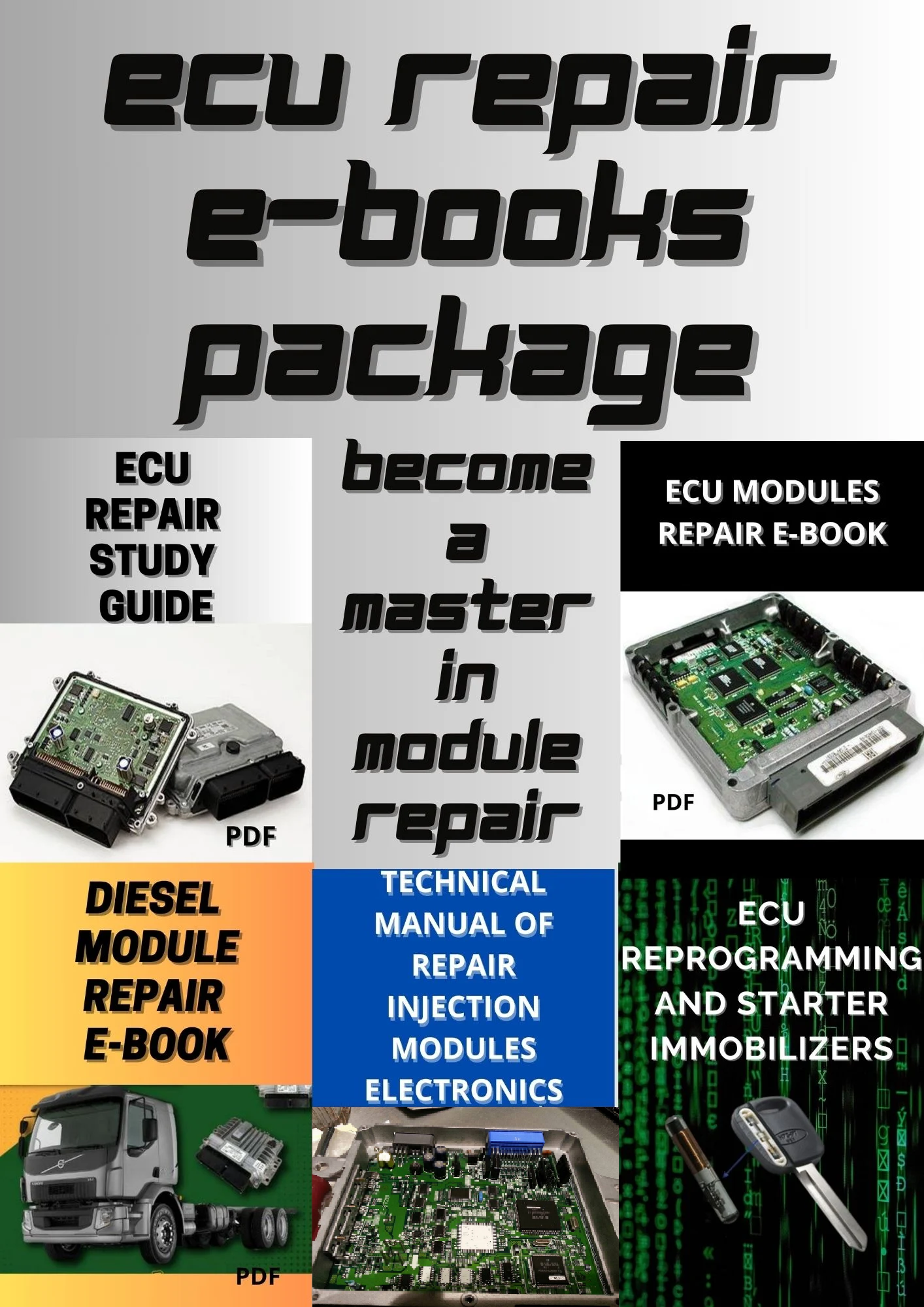 ECUモジュール修理電子書籍パッケージ - 自動車電子機器の - Electronics Repair Guide のレビューと価格