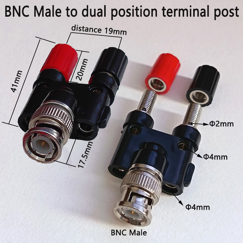 1PC BNC オス/メス - 4mm デュアルポジションバ - Electronics Repair Equipment のレビューと価格