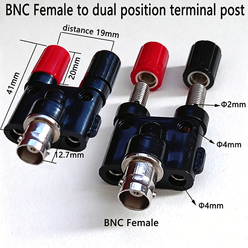 1PC BNC オス/メス - 4mm デュアルポジションバ - Electronics Repair Equipment のレビューと価格
