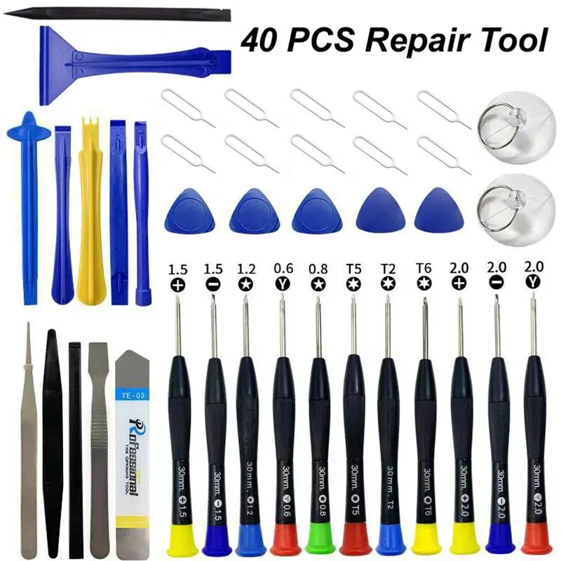 40 in 1 携帯電話修理ツール分解修理セット iPhon - Electronics Repair Equipment のレビューと価格