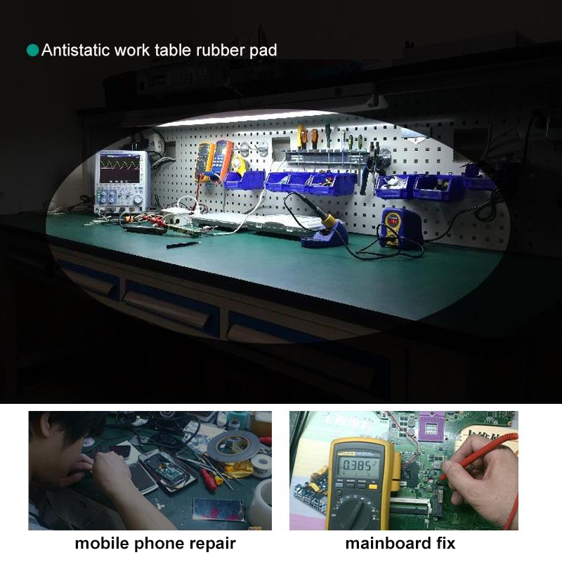 3mmテーブルワークマット 帯電防止ESD PVCゴムパッド - Electronics Repair Tool のレビューと価格