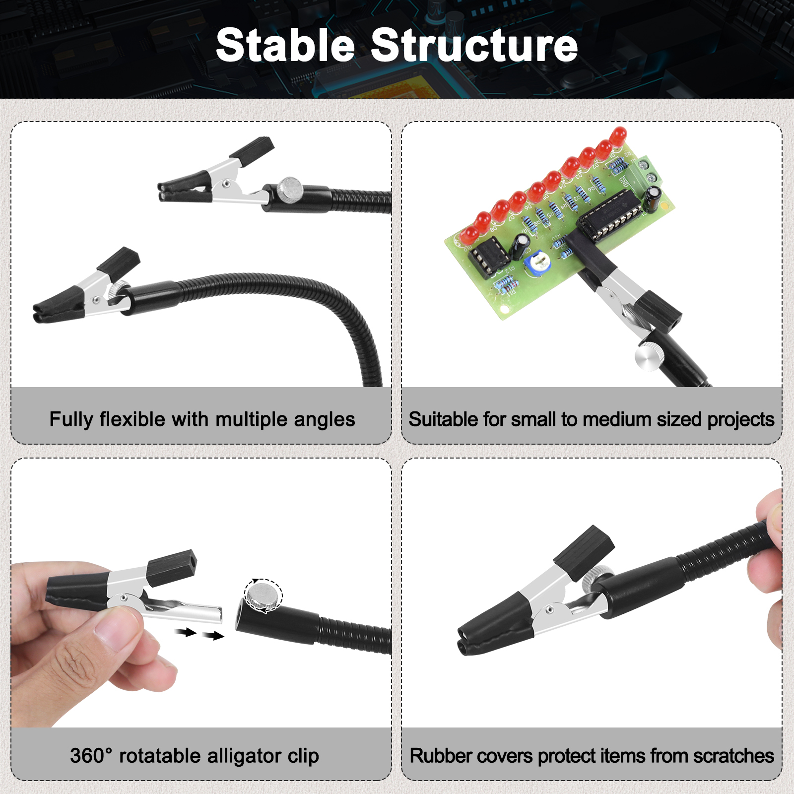 Toolour-磁気はんだ付けツール、4つのPCB回路基板ホ - Electronics Repair Equipment のレビューと価格