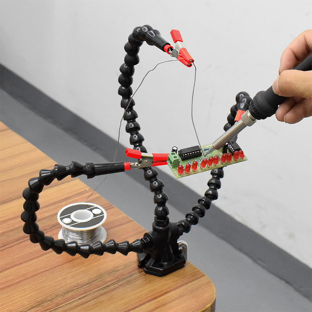 デスククランプはんだ付けヘルピングハンド 3/4/5 フレキ - Electronics Repair Tool のレビューと価格